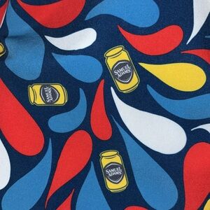 NWOT Samuel Adams beer can swim suit one piece swimsuit Shinesty L